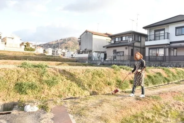 住宅街の静かな環境の中がお散歩コースです